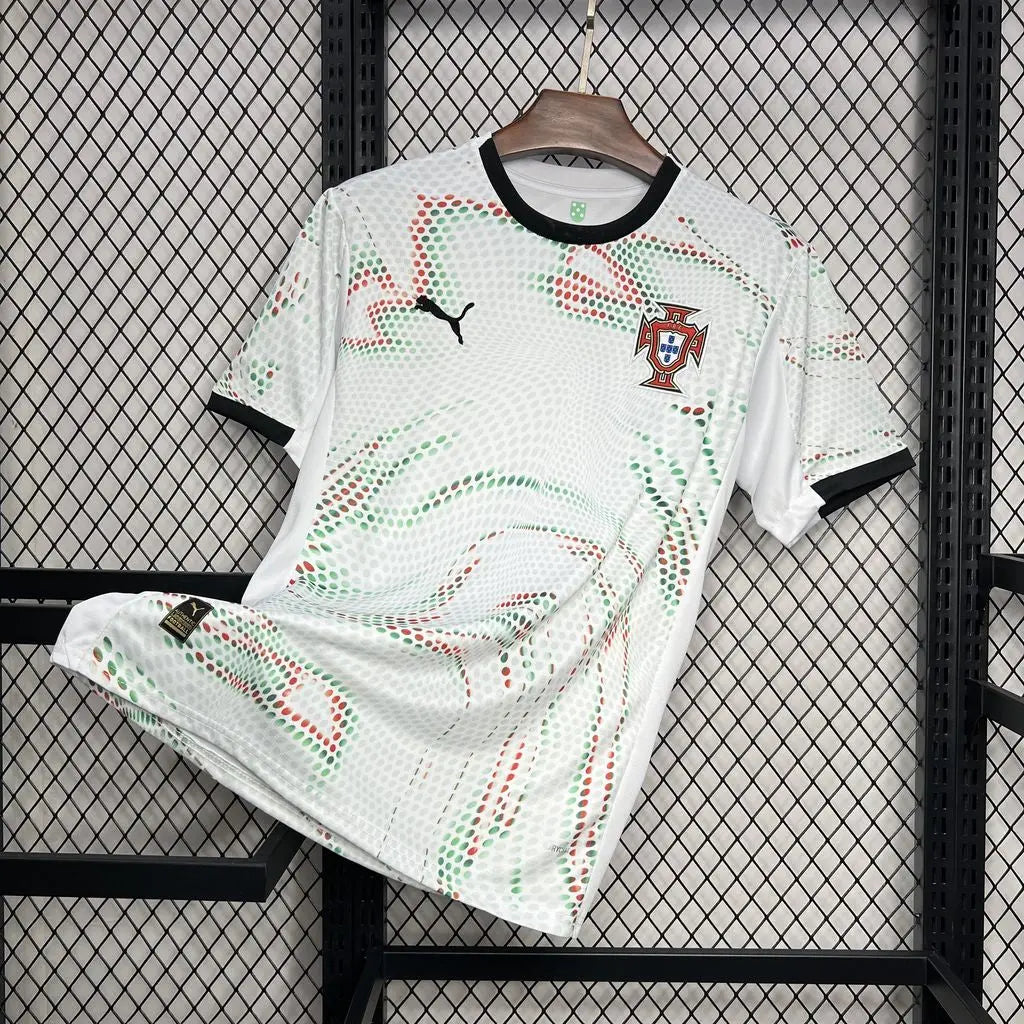 25/26 Maillot du PORTUGAL Blanc/Rouge/Vert - Maillot du Monde