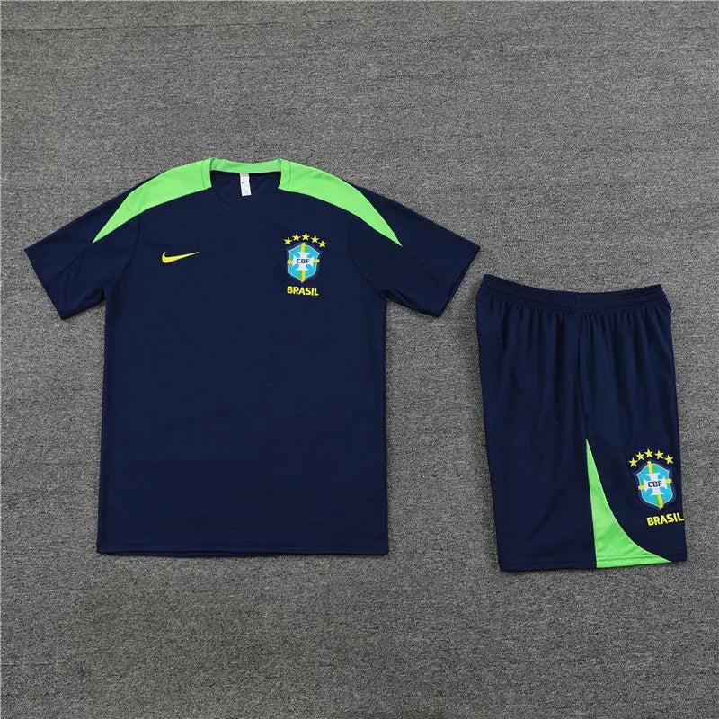 23/24 Ensemble d’entraînement BRÉSIL Vert/Bleu - Maillot du Monde