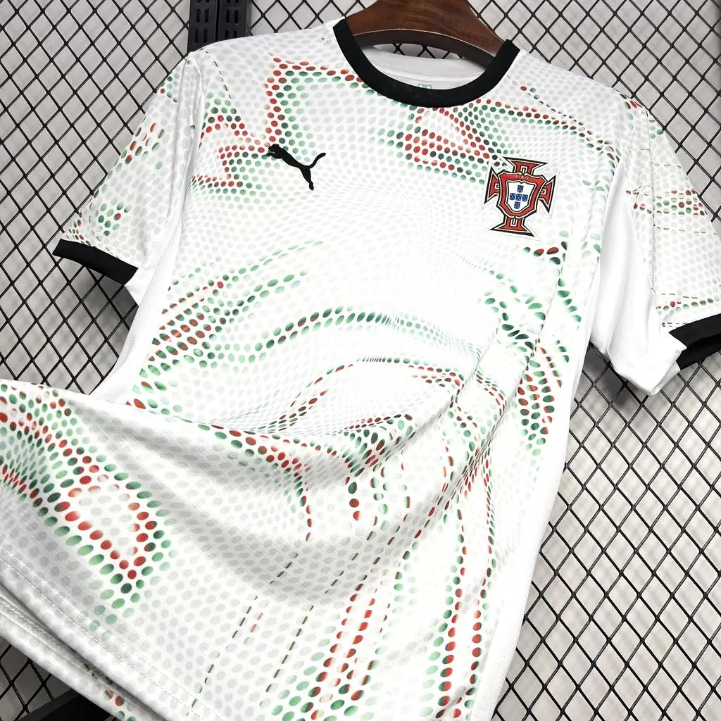 25/26 Maillot du PORTUGAL Blanc/Rouge/Vert - Maillot du Monde
