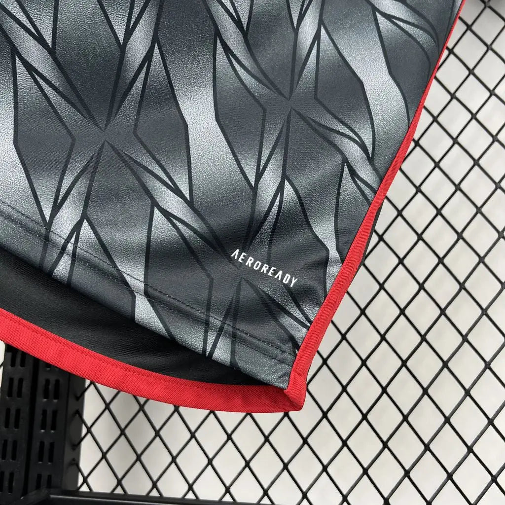 25/16 Maillot du FLAMENGO Noir/Rouge - Maillot du Monde