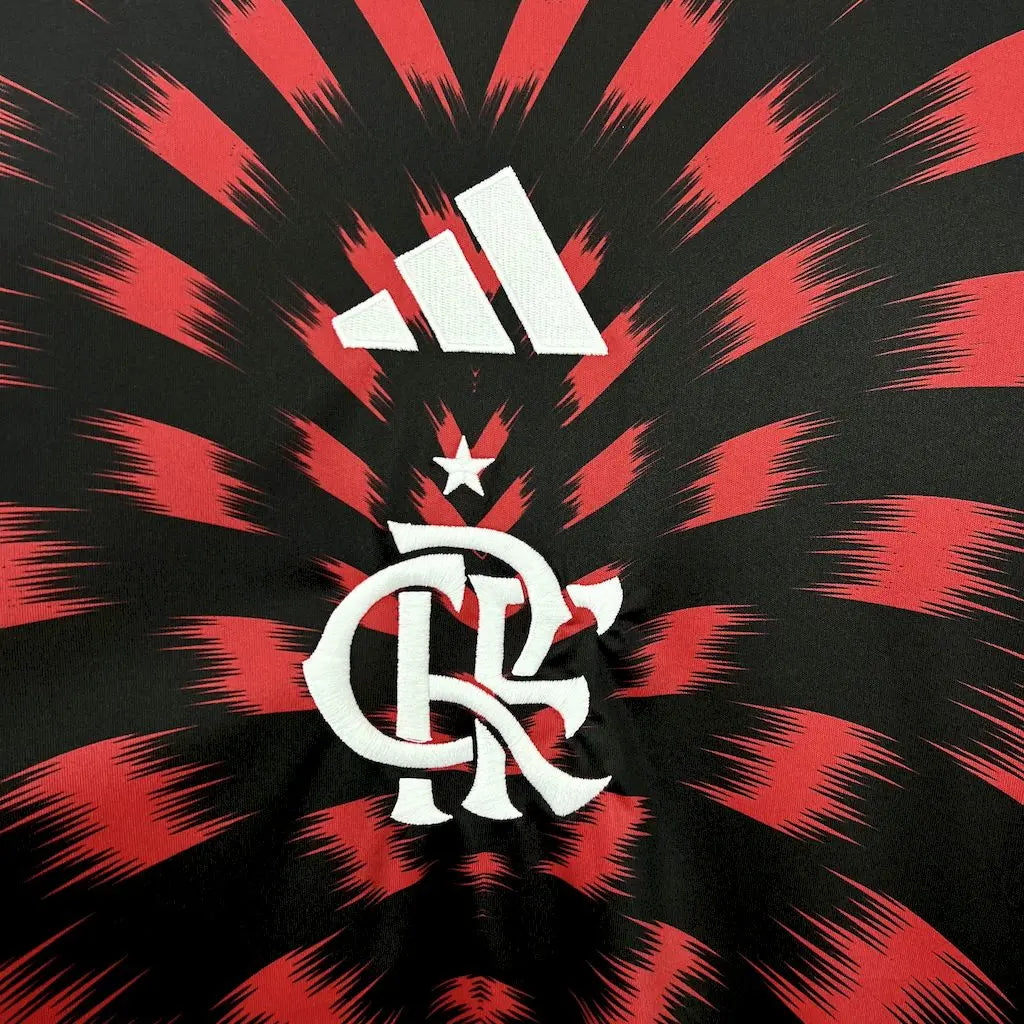 25/26 Maillot du FLAMENGO Rouge/Noir - Maillot du Monde