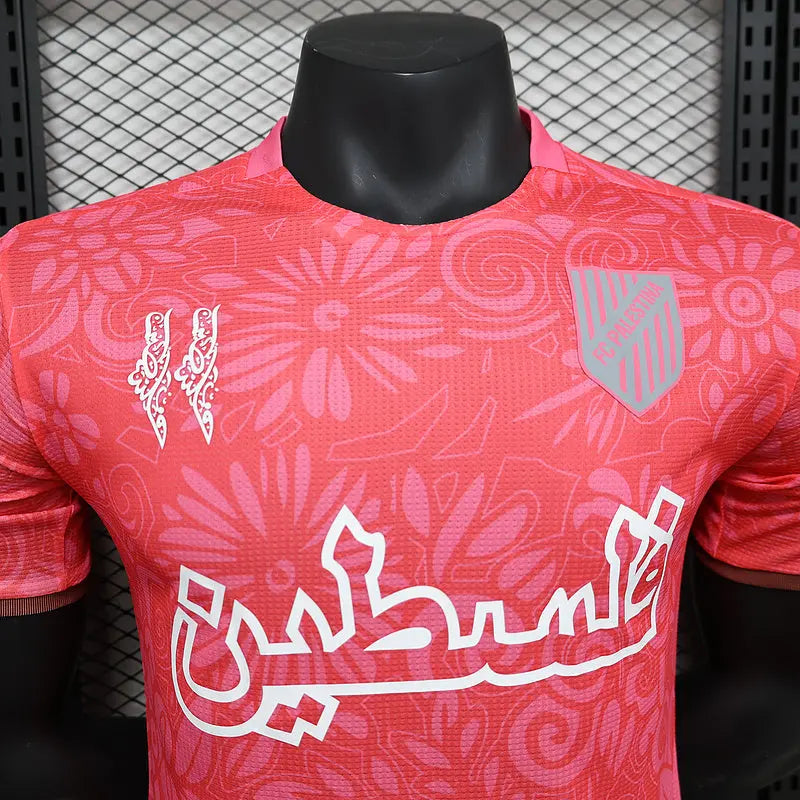 2024 Maillot Adulte - Rose PALESTINE - Maillot du Monde
