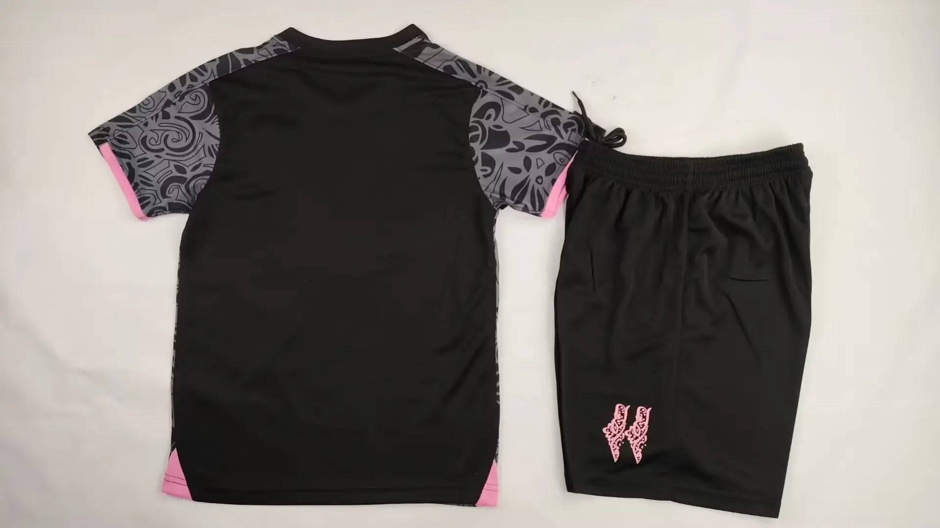 2024 Ensemble Enfant PALESTINE Rose/Noir - Maillot du Monde
