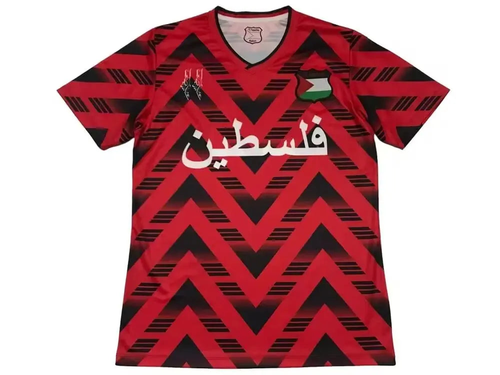 2024 Maillot Adulte PALESTINE Rouge SPÉCIALE - Maillot du Monde