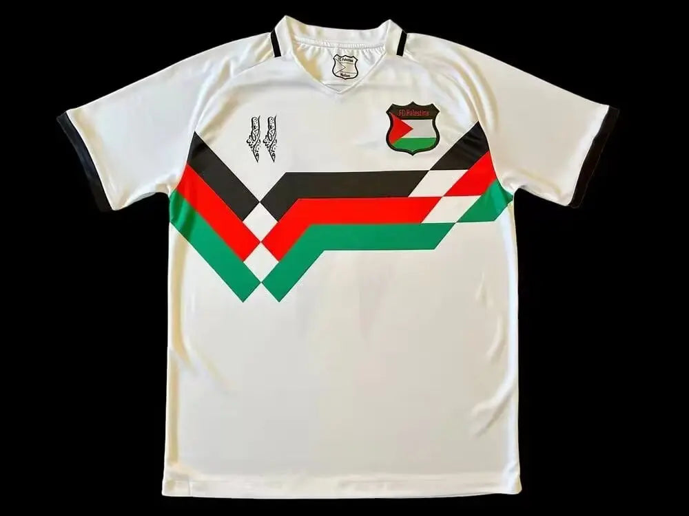 2024 Maillot Adulte PALESTINE Blanc SPÉCIALE - Maillot du Monde