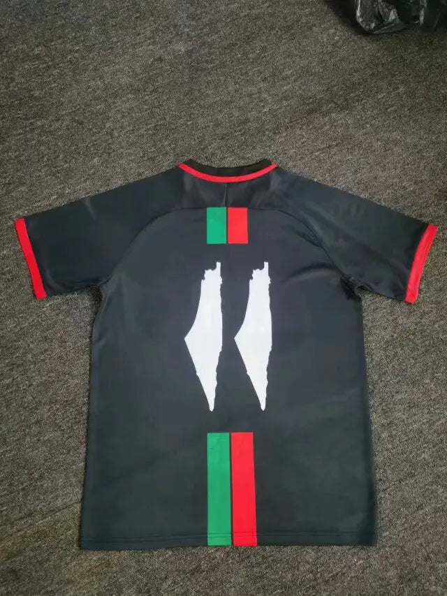 2024 Maillot Adulte Entraînement PALESTINE Noir - Maillot du Monde