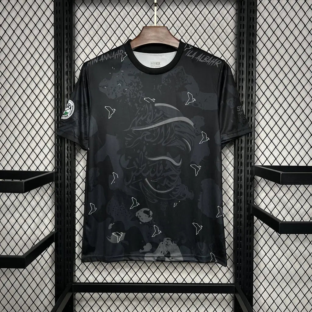 24/25 Maillot Adulte PALESTINE EDITION SPÉCIAL Noir - Maillot du Monde