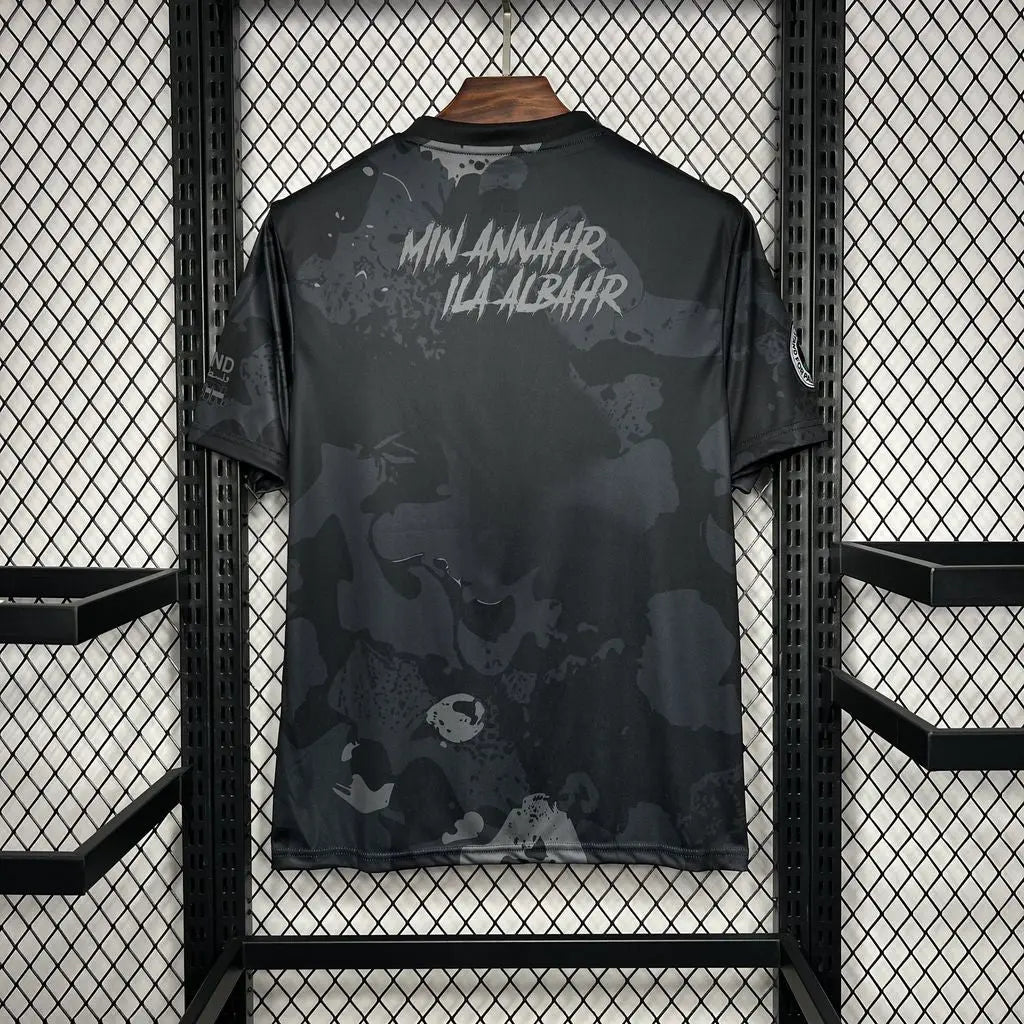 24/25 Maillot Adulte PALESTINE EDITION SPÉCIAL Noir - Maillot du Monde