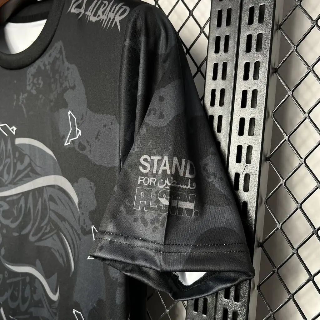 24/25 Maillot Adulte PALESTINE EDITION SPÉCIAL Noir - Maillot du Monde