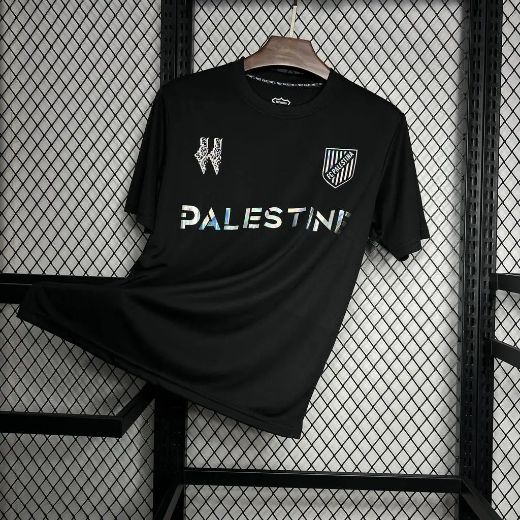 24/25 Maillot Adulte PALESTINE EDITION BALMAIN Noir - Maillot du Monde