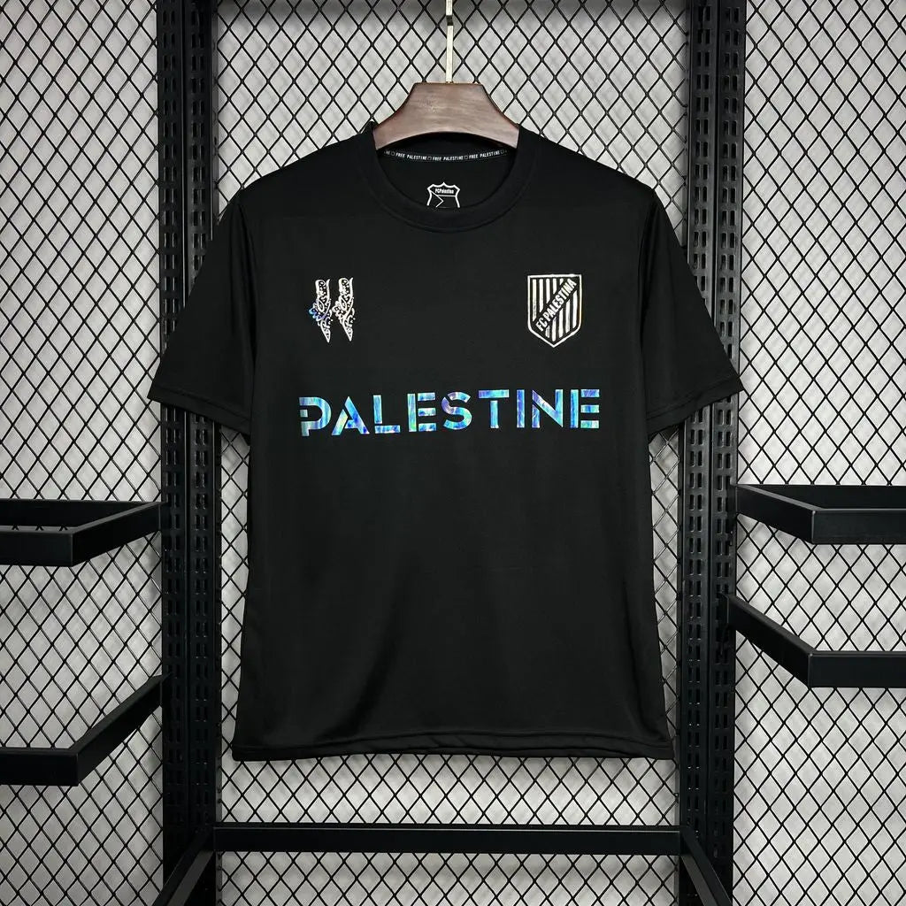 24/25 Maillot Adulte PALESTINE EDITION BALMAIN Noir - Maillot du Monde