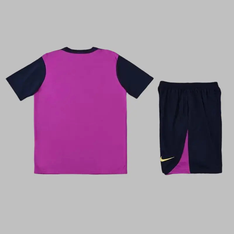 25/26 Ensemble d’entraînement FC BARCELONE Violet - Maillot du Monde
