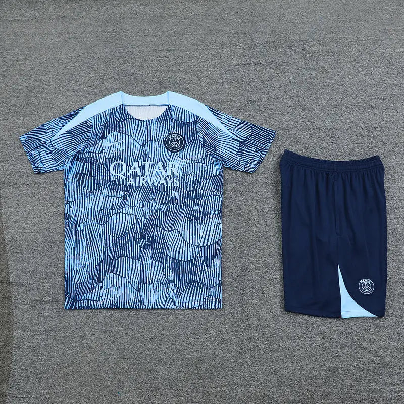 24/25 Ensemble du PSG Bleu Maillot du Monde