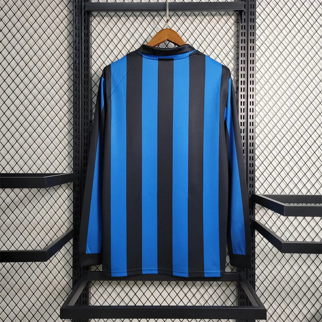 MAILLOT RETRO INTER MILAN DOMICILE 1988 VERSION MANCHES LONGUES - Maillot du Monde