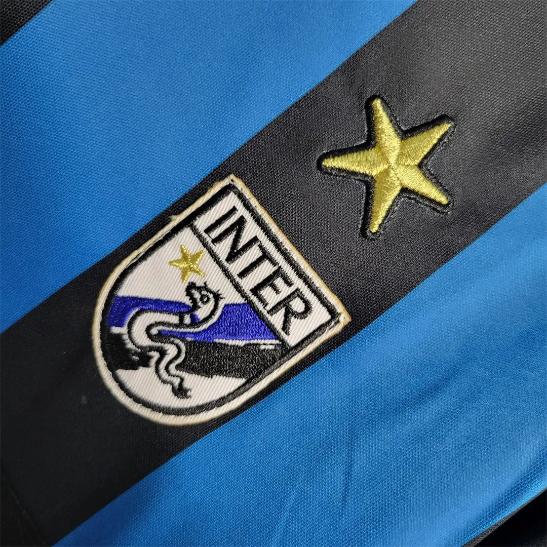 MAILLOT RETRO INTER MILAN DOMICILE 1988 VERSION MANCHES LONGUES - Maillot du Monde