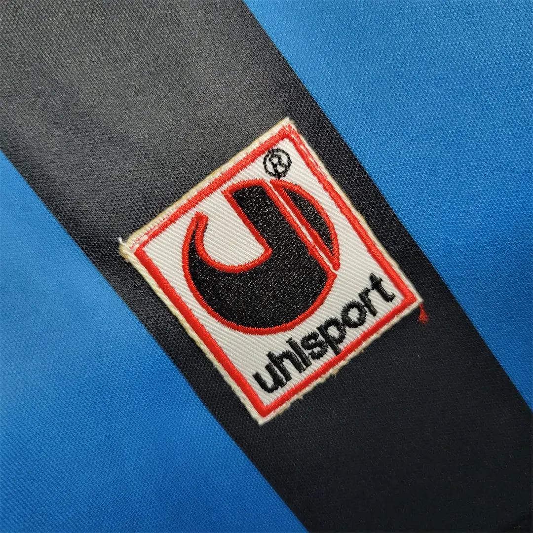 MAILLOT RETRO INTER MILAN DOMICILE 1988 VERSION MANCHES LONGUES - Maillot du Monde