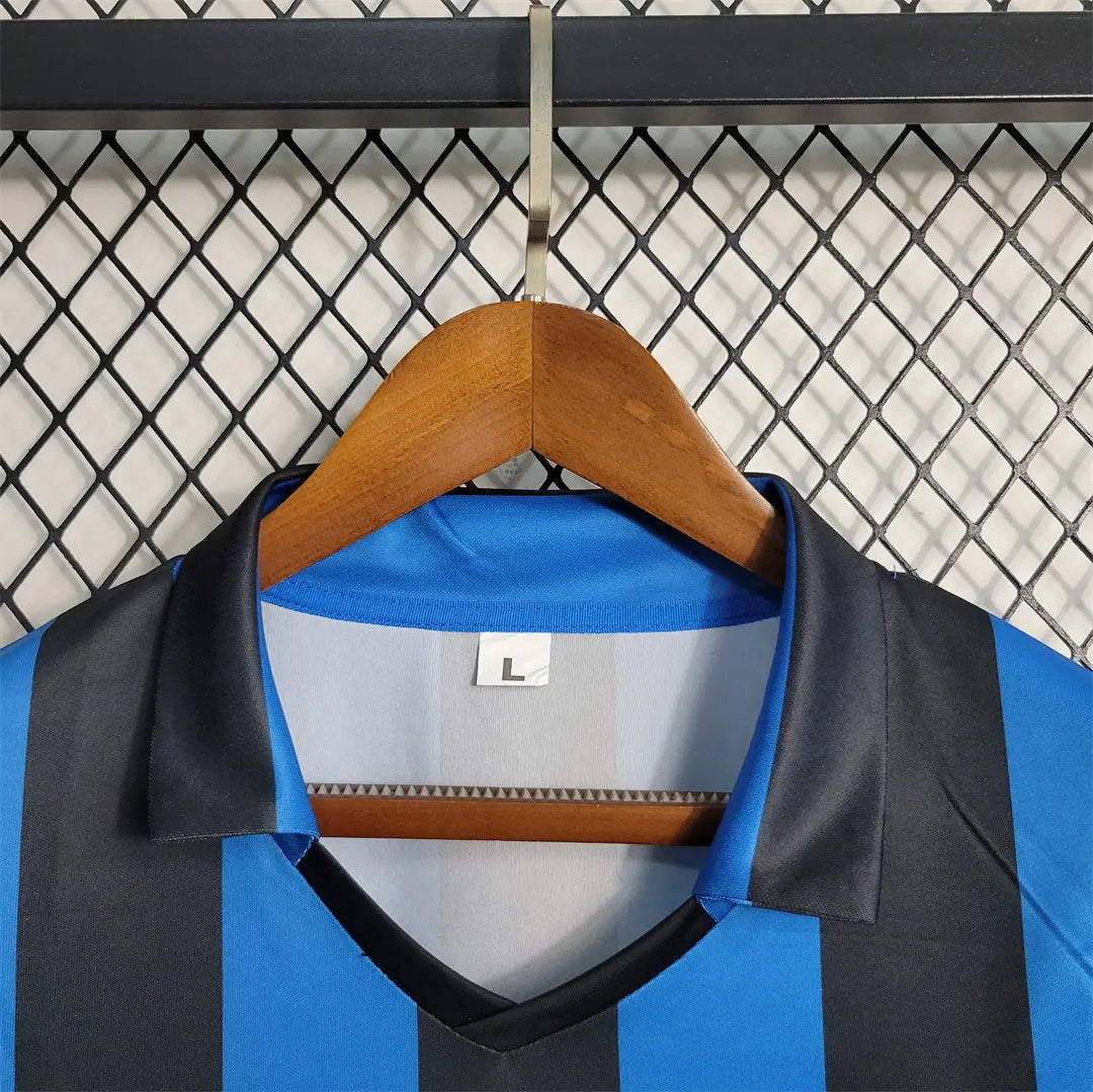 MAILLOT RETRO INTER MILAN DOMICILE 1988 VERSION MANCHES LONGUES - Maillot du Monde