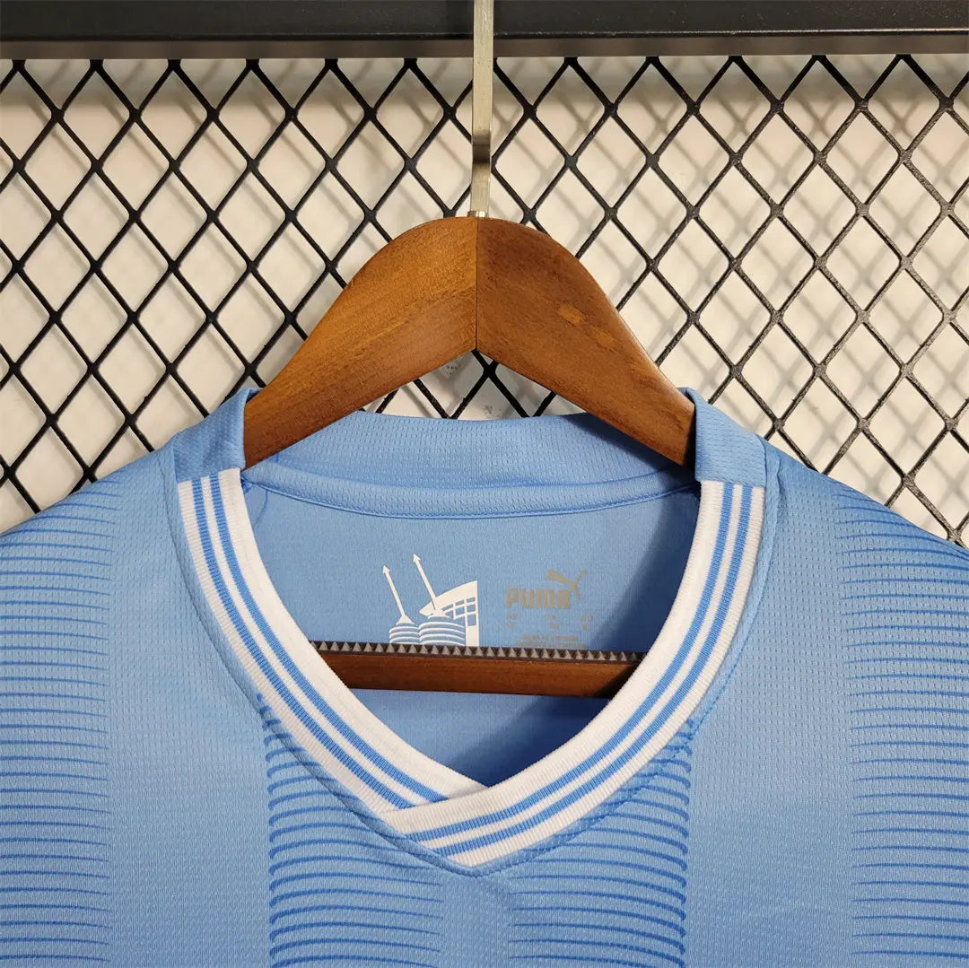 MAILLOT MANCHESTER CITY DOMICILE 2023/2024 VERSION MANCHES LONGUES - Maillot du Monde