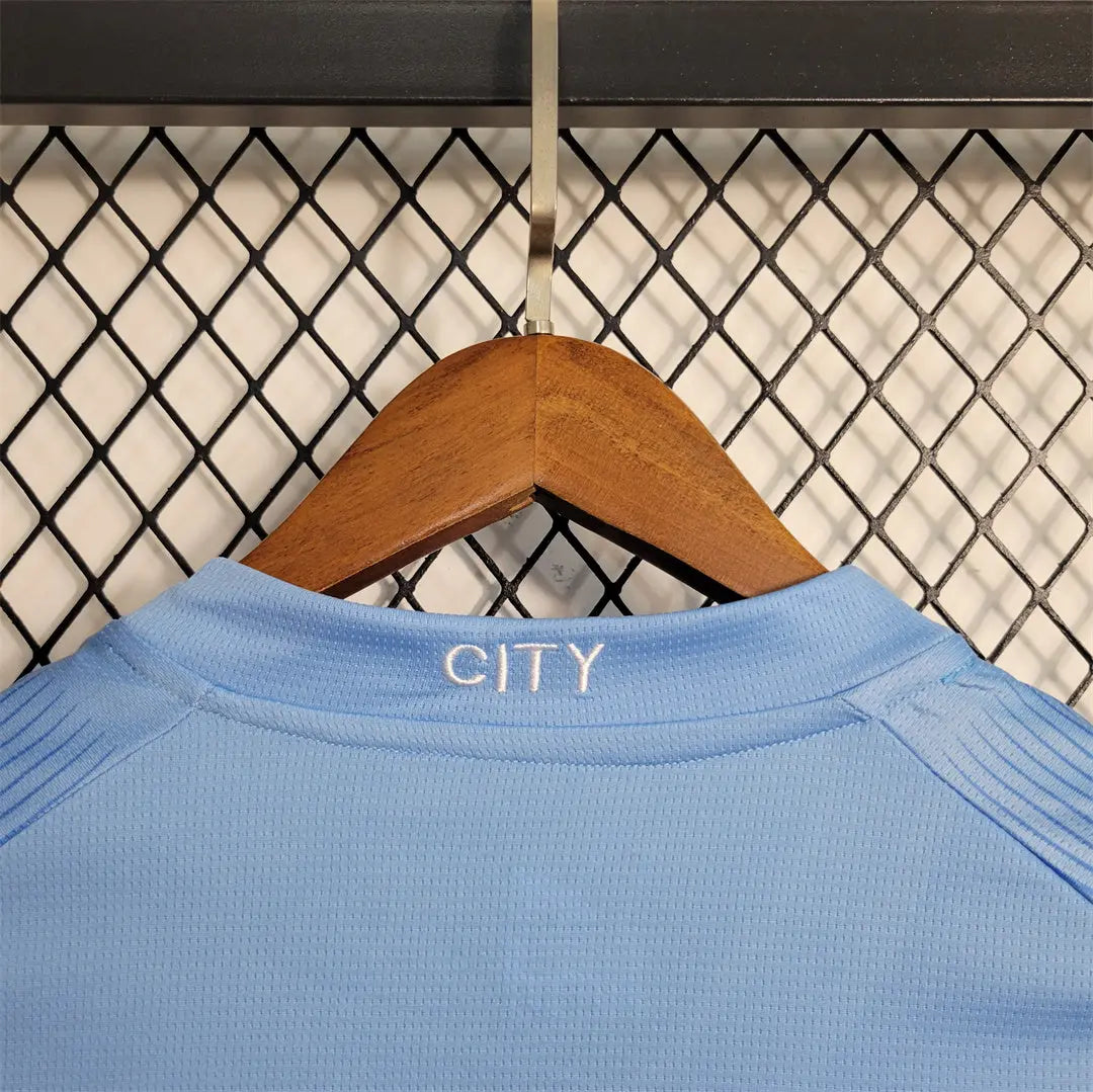 MAILLOT MANCHESTER CITY DOMICILE 2023/2024 VERSION MANCHES LONGUES - Maillot du Monde