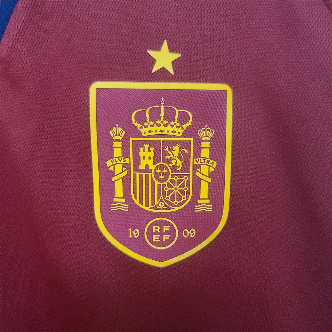 MAILLOT ESPAGNE DOMICILE 2022 VERSION MANCHES LONGUES - Maillot du Monde