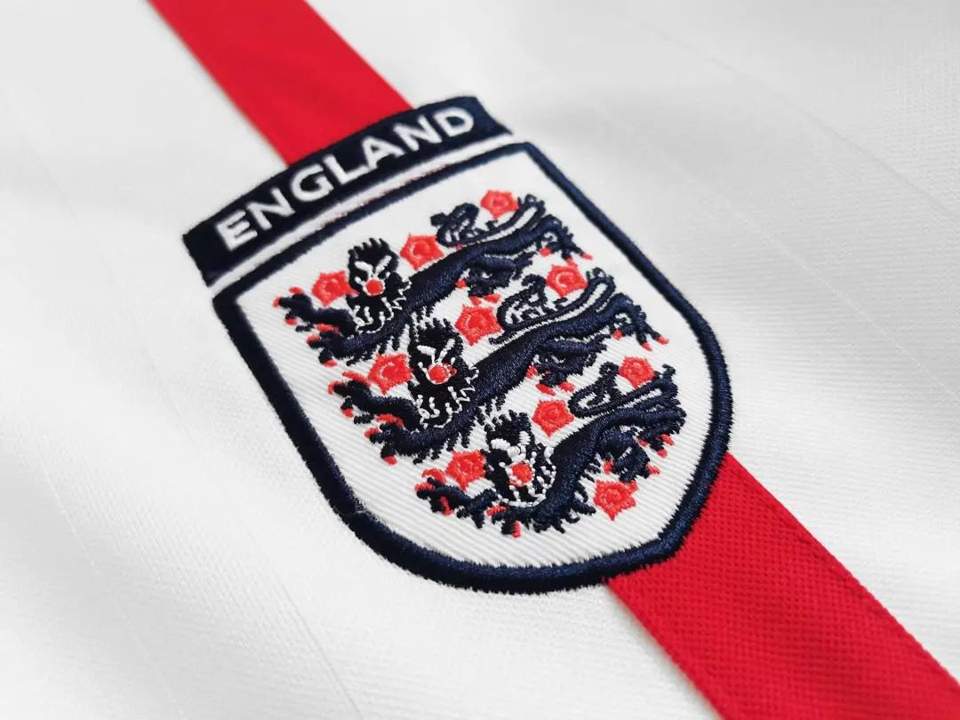 MAILLOT ANGLETERRE DOMICILE 2002 VERSION MANCHES LONGUES - Maillot du Monde