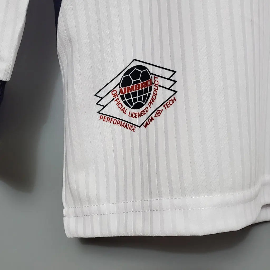 MAILLOT ANGLETERRE DOMICILE 1998 VERSION MANCHES LONGUES - Maillot du Monde