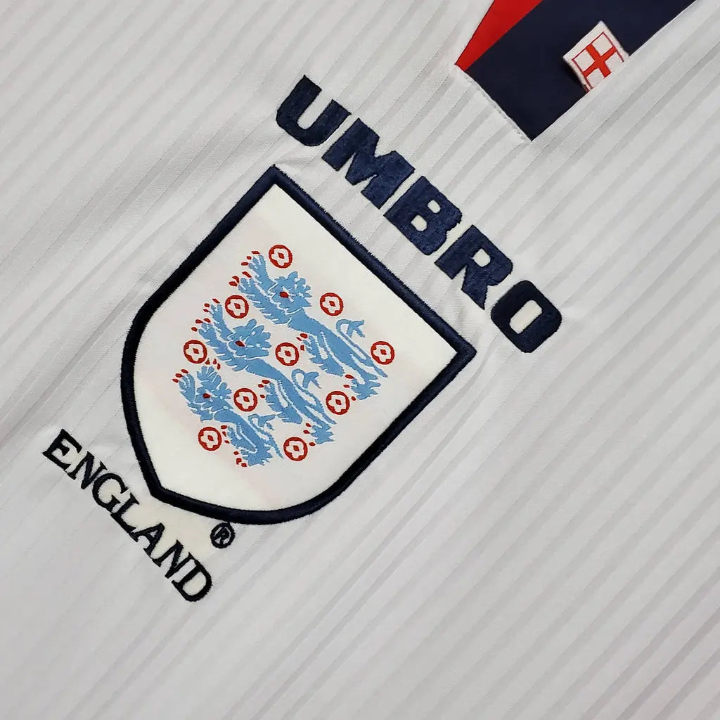 MAILLOT ANGLETERRE DOMICILE 1998 VERSION MANCHES LONGUES - Maillot du Monde