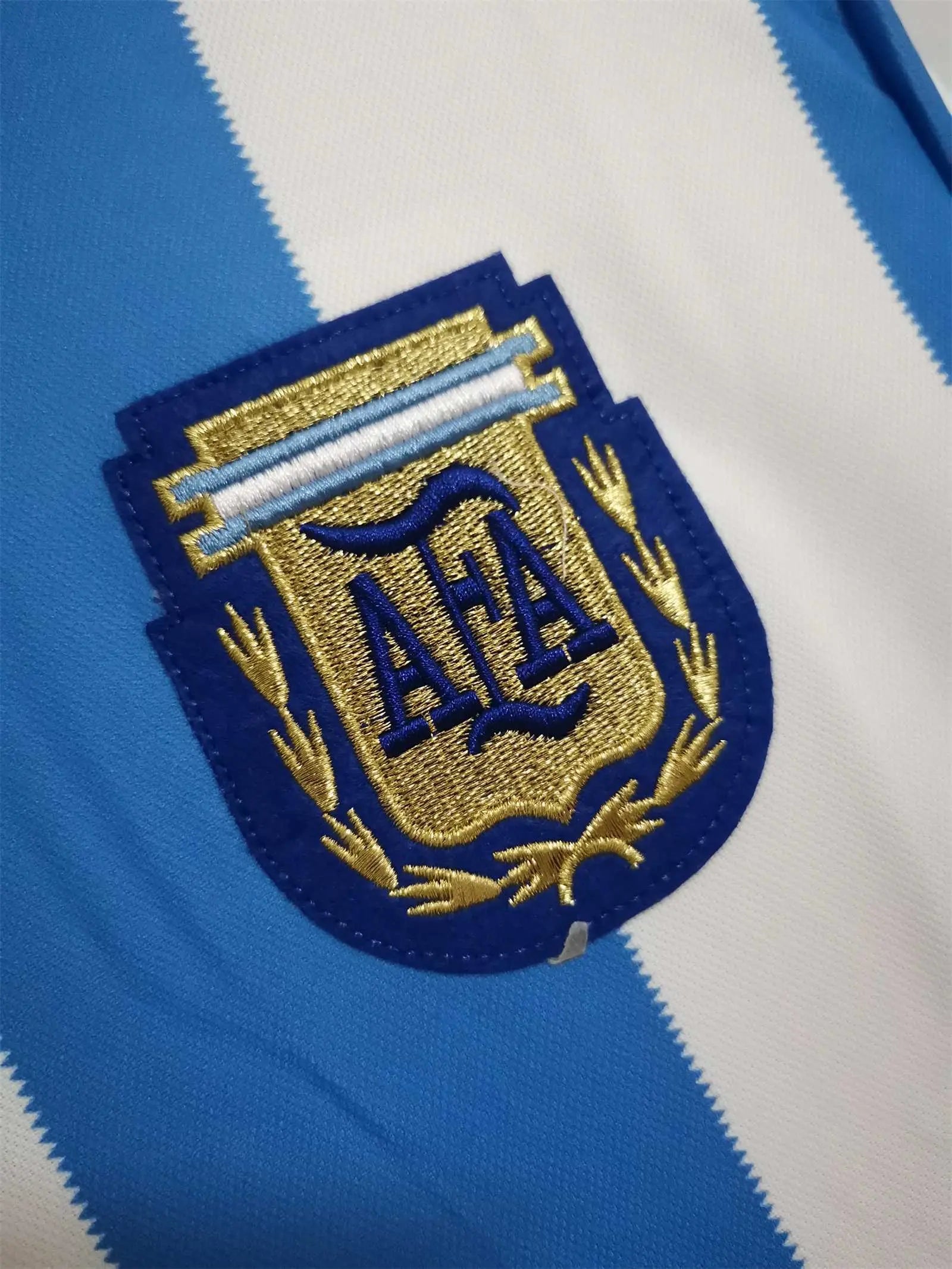 MAILLOT ARGENTINE DOMICILE 1986 VERSION MANCHES LONGUES - Maillot du Monde