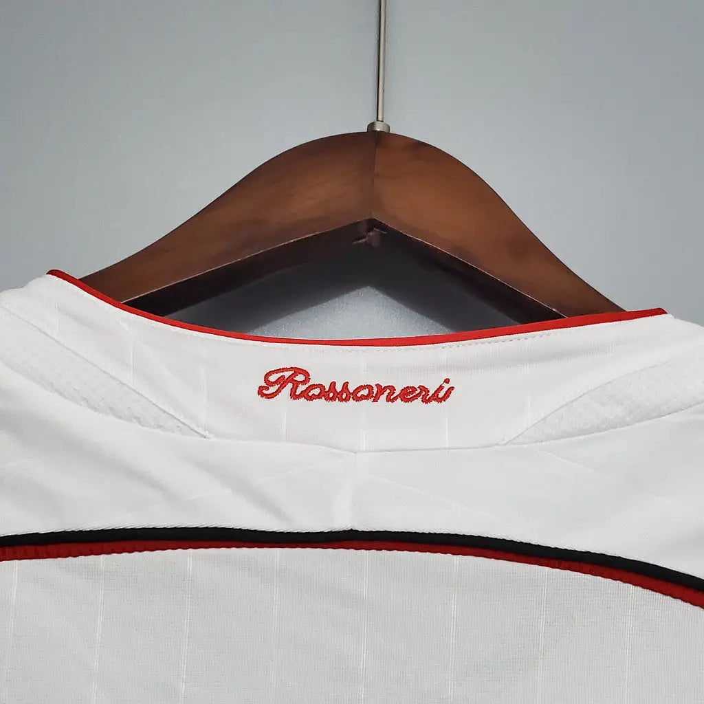 MAILLOT RÉTRO AC MILAN EXTÉRIEUR 2006/2007 VERSION MANCHES LONGUES - Maillot du Monde