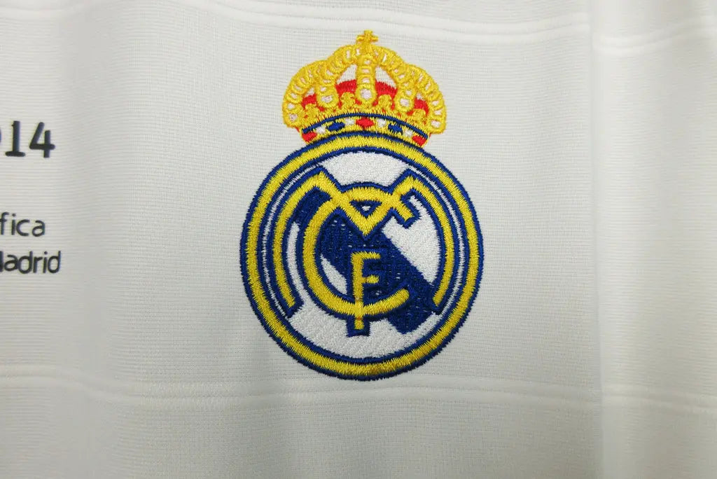 MAILLOT RÉTRO REAL MADRID DOMICILE 2013/2014 VERSION MANCHES LONGUES - Maillot du Monde