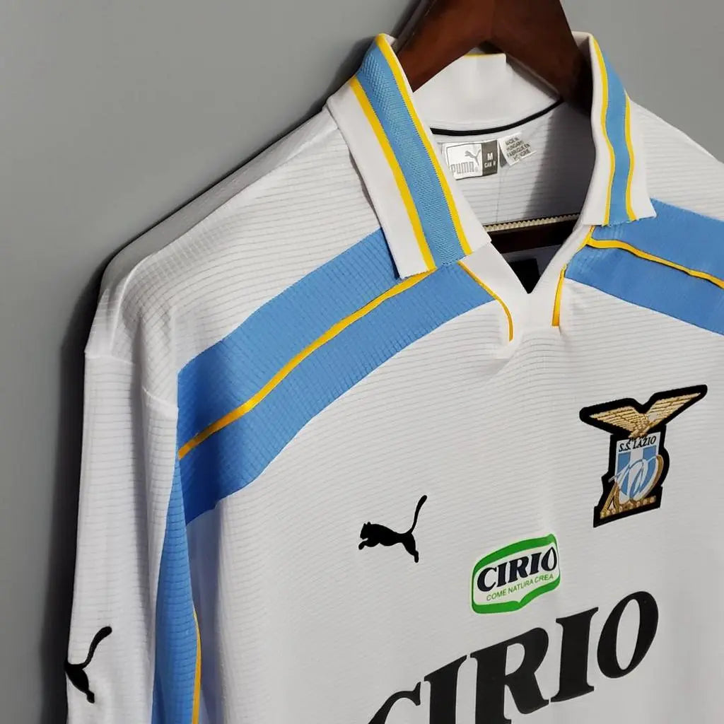 MAILLOT RÉTRO LAZIO 1998/2000 VERSION MANCHES LONGUES - Maillot du Monde
