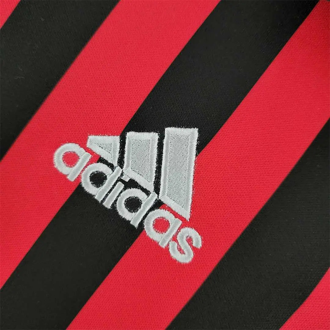 MAILLOT RETRO AC MILAN DOMICILE 1999/2000 VERSION MANCHES LONGUES - Maillot du Monde