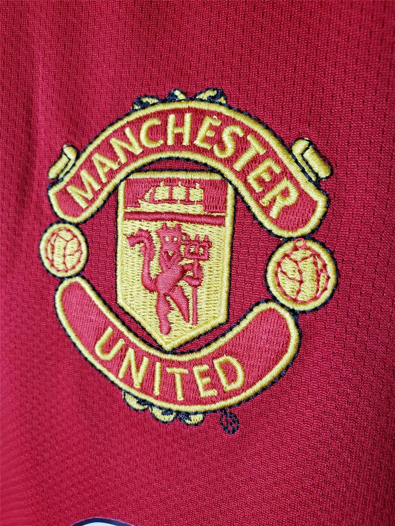 MAILLOT RETRO MANCHESTER UNITED DOMICILE 2005/2006 VERSION MANCHES LONGUES - Maillot du Monde