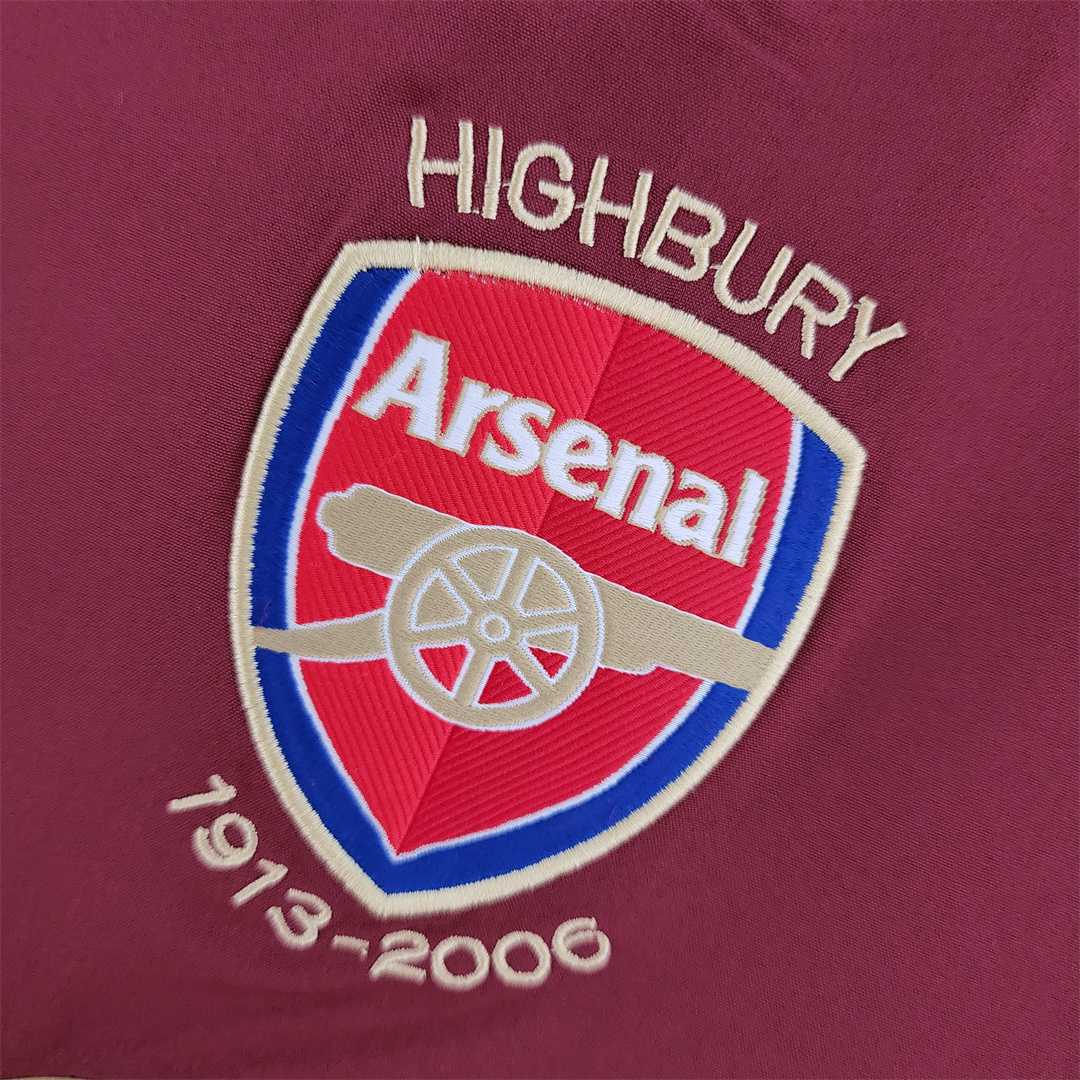 MAILLOT ARSENAL DOMICILE 2005/2006 VERSION MANCHES LONGUES - Maillot du Monde