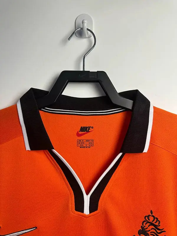 MAILLOT PAYS BAS DOMICILE 1998 VERSION MANCHES LONGUES - Maillot du Monde