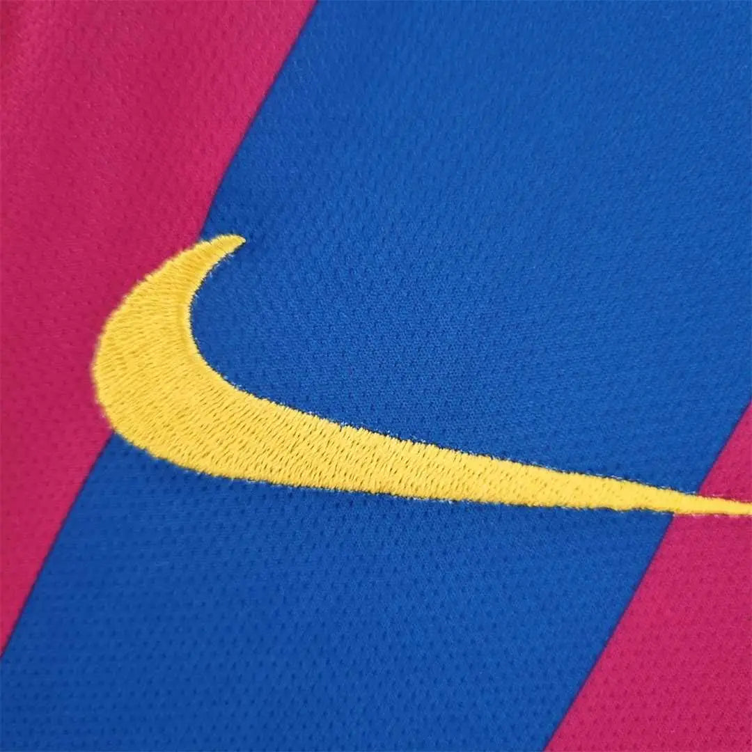 MAILLOT BARCELONE DOMICILE 2005/2006 VERSION MANCHES LONGUES - Maillot du Monde