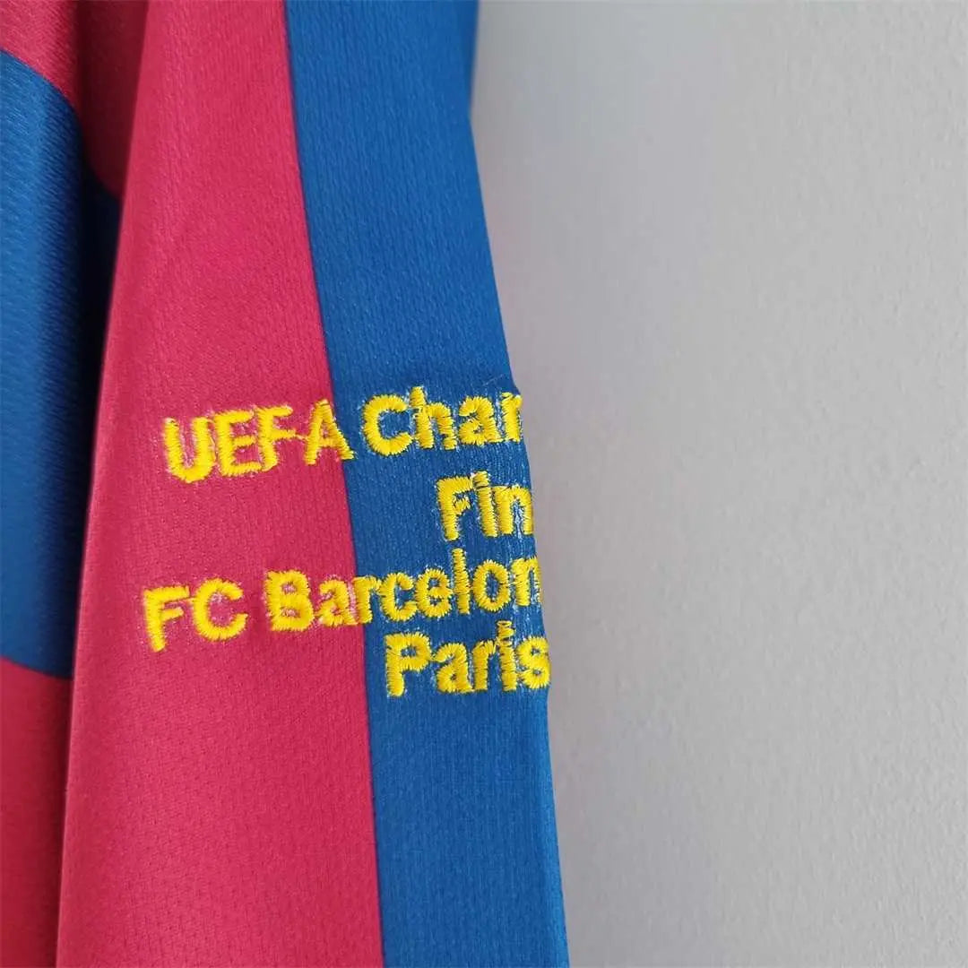 MAILLOT BARCELONE DOMICILE 2005/2006 VERSION MANCHES LONGUES - Maillot du Monde
