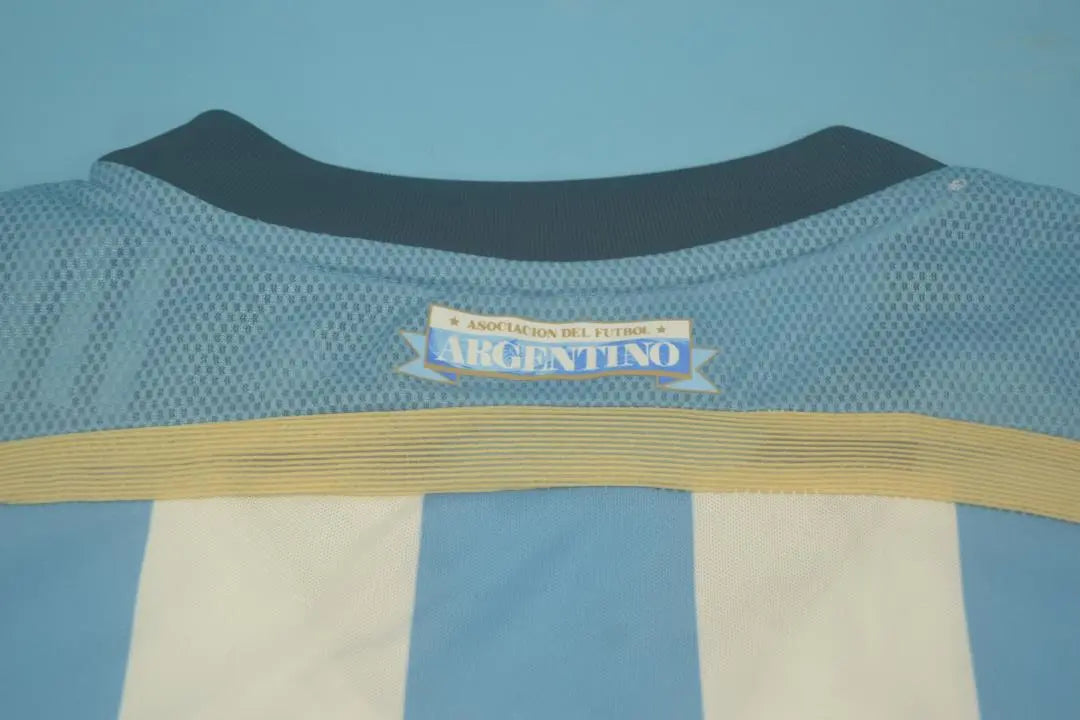 MAILLOT ARGENTINE DOMICILE 2014 VERSION MANCHES LONGUES - Maillot du Monde