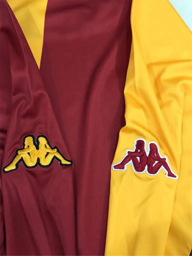 MAILLOT RETRO AS ROMA DOMICILE 2000 VERSION MANCHES LONGUES - Maillot du Monde