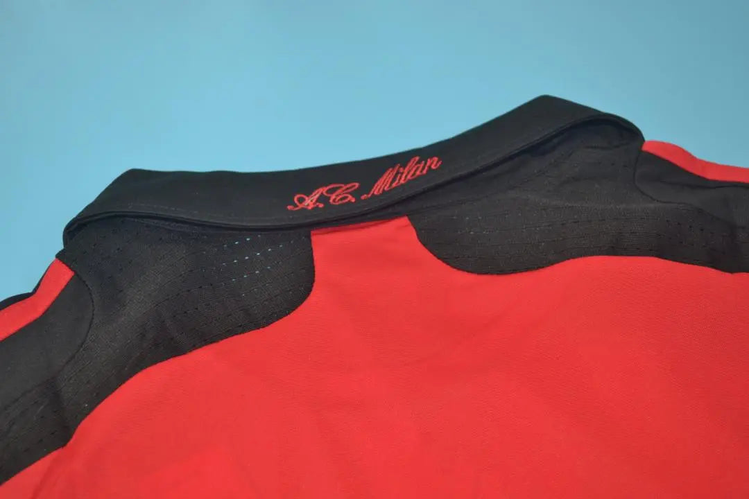 MAILLOT RETRO AC MILAN DOMICILE 2007/2008 VERSION MANCHES LONGUES - Maillot du Monde