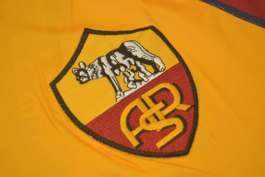 MAILLOT RETRO AS ROMA DOMICILE 2001/2002 VERSION MANCHES LONGUES - Maillot du Monde