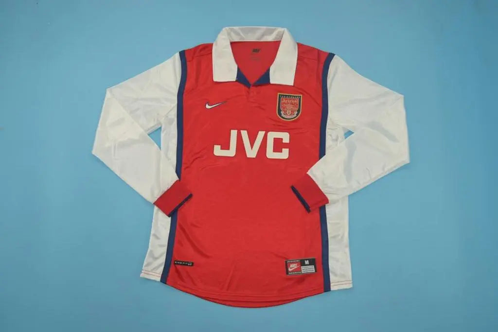 MAILLOT RETRO ARSENAL DOMICILE 1998 VERSION MANCHES LONGUES - Maillot du Monde