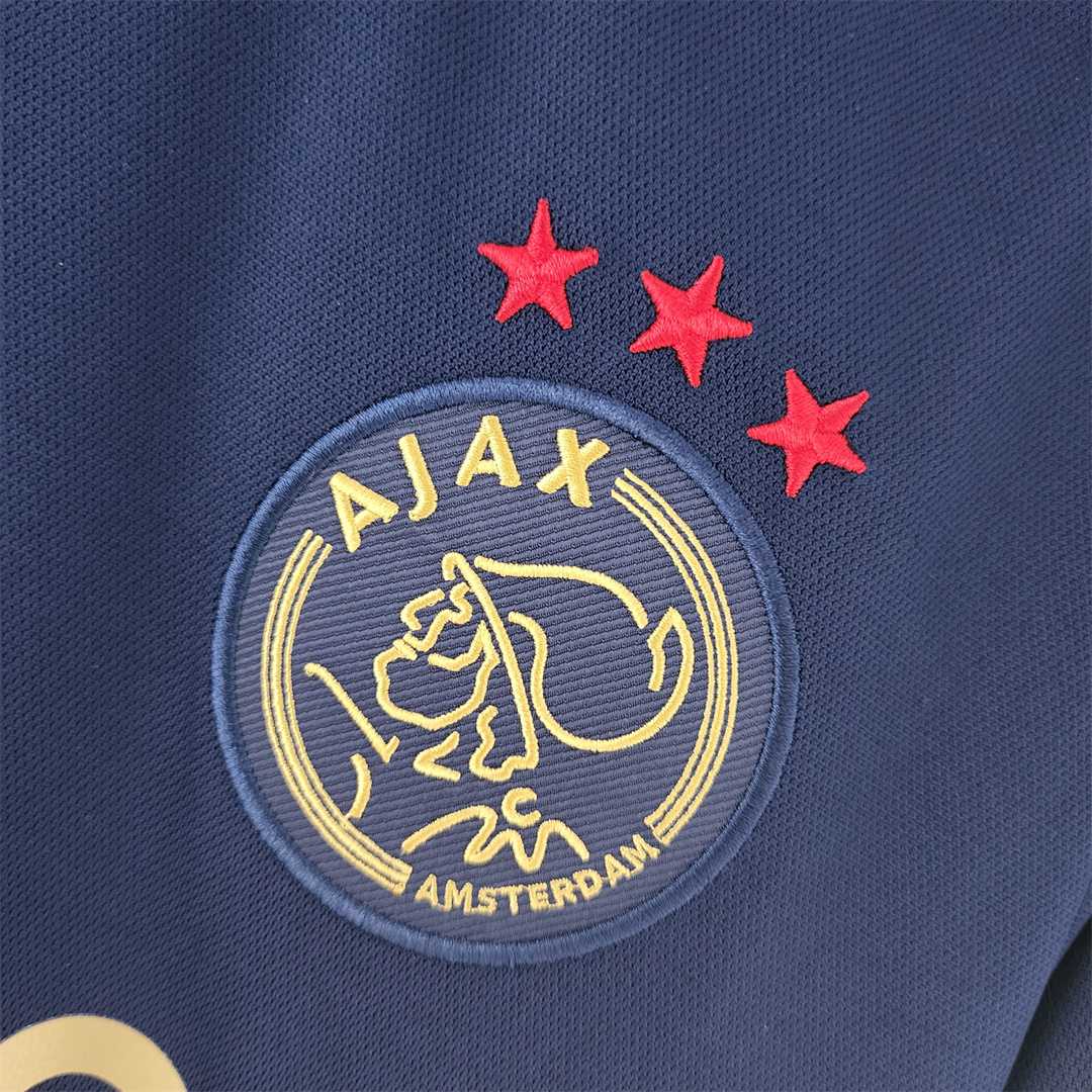 MAILLOT AJAX EXTÉRIEUR 2022/2023 VERSION MANCHES LONGUES - Maillot du Monde
