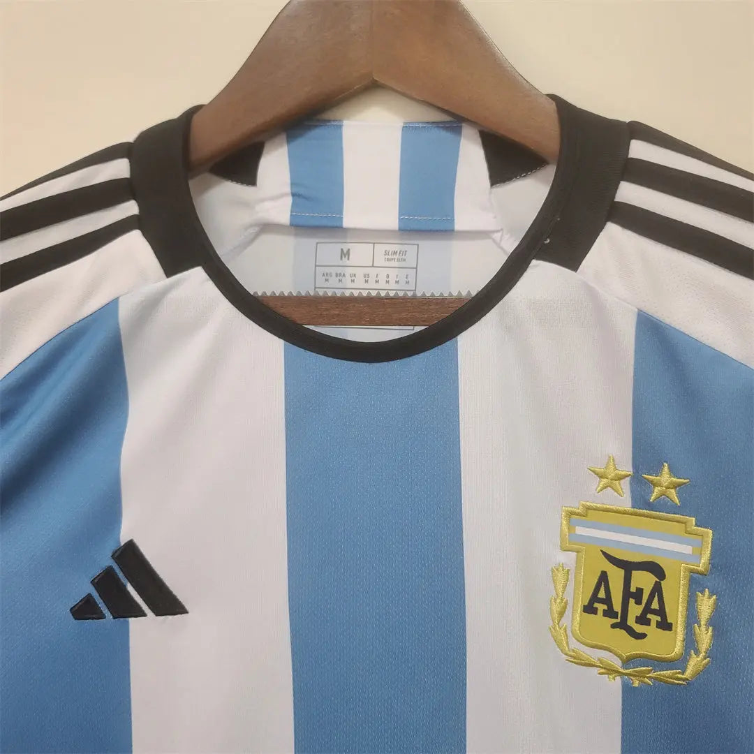 MAILLOT ARGENTINE DOMICILE 2022 VERSION MANCHES LONGUES - Maillot du Monde