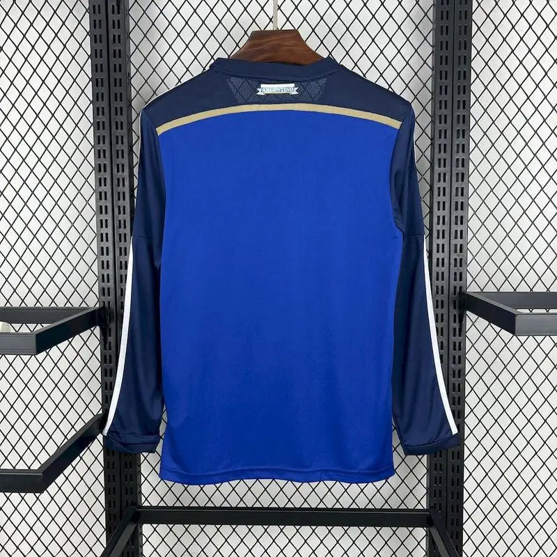 MAILLOT RETRO ARGENTINE EXTÉRIEUR 2014 VERSION MANCHES LONGUES - Maillot du Monde