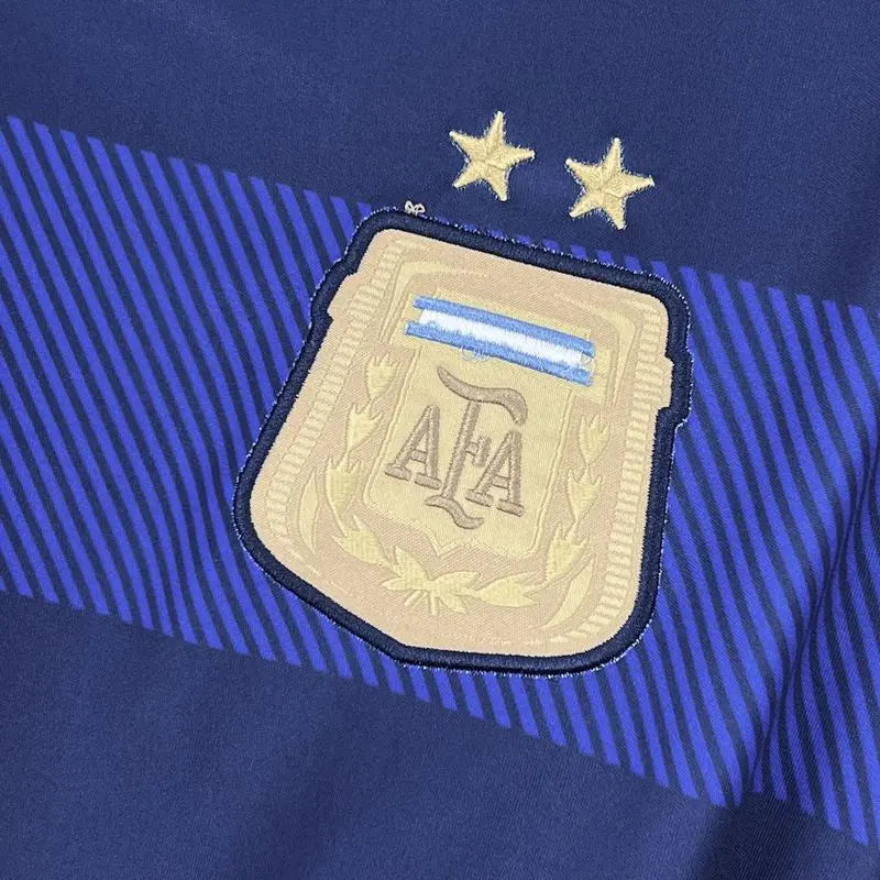 MAILLOT RETRO ARGENTINE EXTÉRIEUR 2014 VERSION MANCHES LONGUES - Maillot du Monde