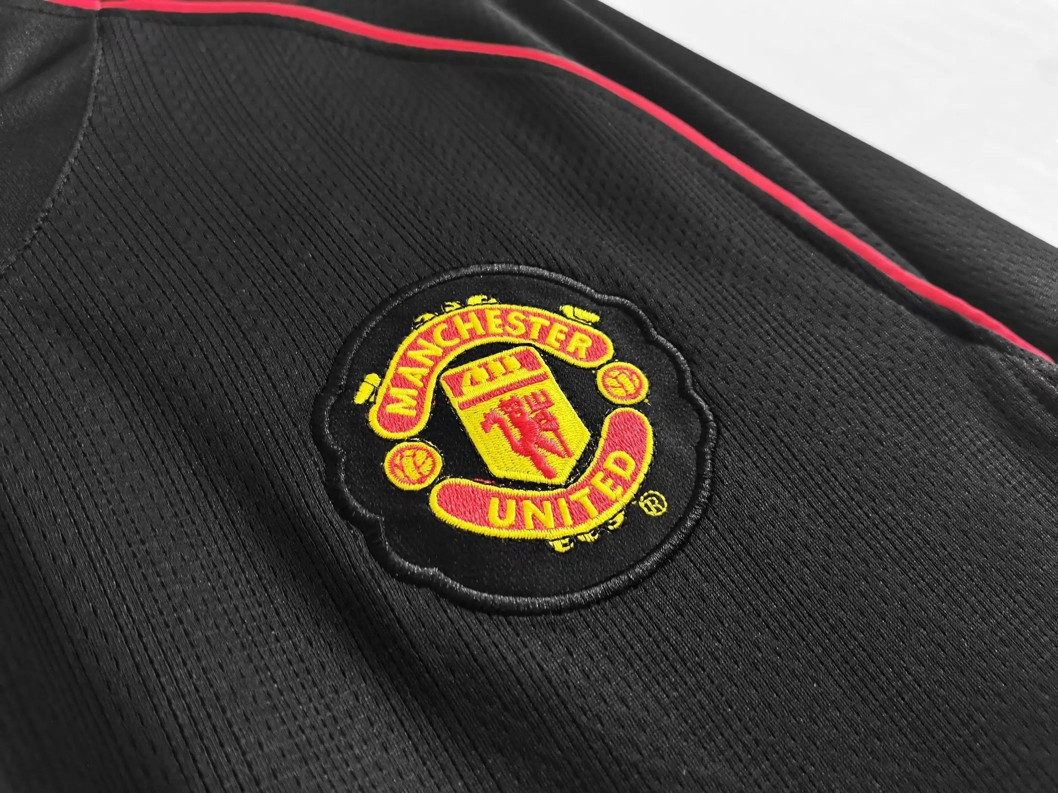 MAILLOT MANCHESTER UNITED EXTÉRIEUR 2007/2008 VERSION MANCHES LONGUES - Maillot du Monde