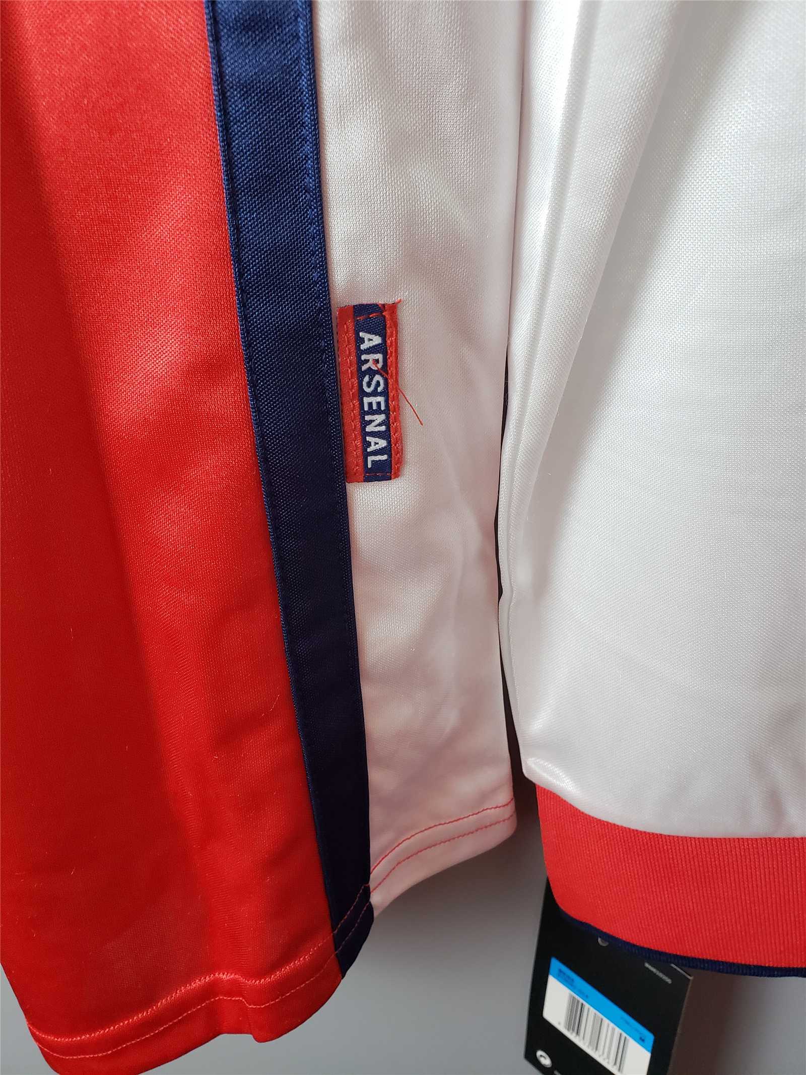 MAILLOT ARSENAL DOMICILE 1998/1999 VERSION MANCHES LONGUES - Maillot du Monde