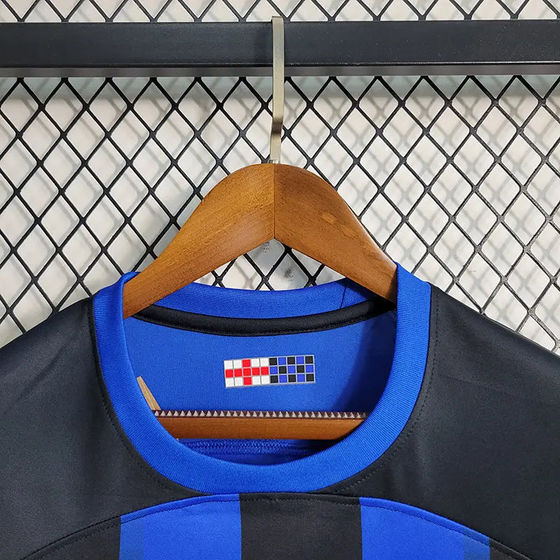 MAILLOT INTER MILAN DOMICILE 2023/2024 VERSION MANCHES LONGUES - Maillot du Monde
