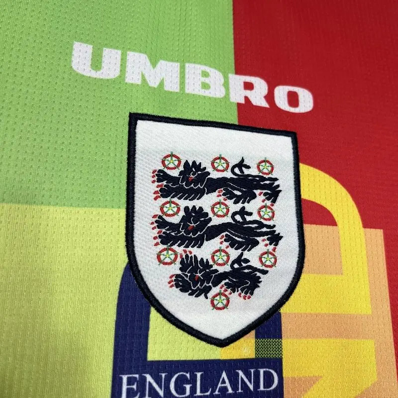 MAILLOT ANGLETERRE DOMICILE 1995/1996 VERSION MANCHES LONGUES - Maillot du Monde